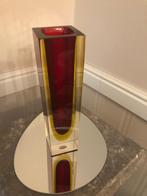 Murano blokvaas, Flavio Poli, somerso, Antiek en Kunst, Ophalen of Verzenden