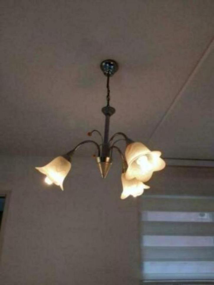 Hanglamp 3 stuks, Huis en Inrichting, Lampen | Hanglampen, Gebruikt, Ophalen
