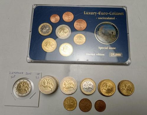 EURO Lituanie, Timbres & Monnaies, Monnaies | Europe | Monnaies euro, Série, 2 euros, Autres pays, Enlèvement ou Envoi