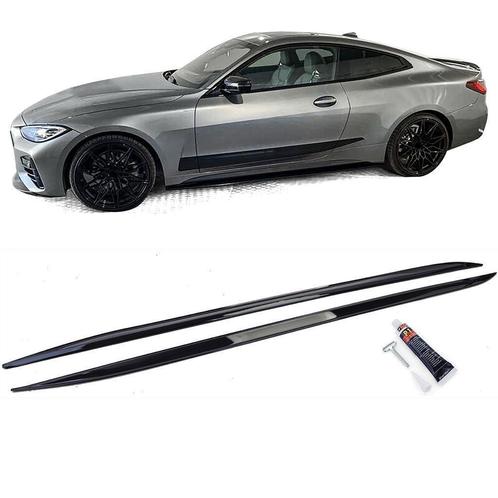 Side Skirts Hoogglans Zwart Voor BMW 4 Serie G22 G23 M Pack, Auto diversen, Tuning en Styling, Verzenden