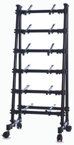 JASPERS Equipment Rack 150-6-54B, Muziek en Instrumenten, Standaarden, Ophalen, Zo goed als nieuw, Instrumentstandaard, Keyboard of Synthesizer