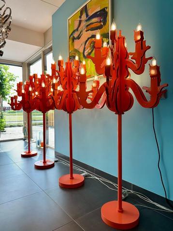 Brand van Egmond 4 stuks Night Watch vloerlamp Hermès Orange beschikbaar voor biedingen