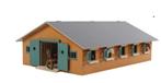 Kids Globe houten paardenstal met 9 boxen voor Schleich, Kinderen en Baby's, Ophalen, Zo goed als nieuw, Jongen of Meisje