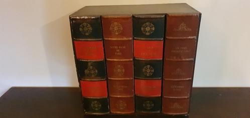 Oud kastje - faux imitatie boeken, Antiek en Kunst, Antiek | Meubels | Kasten, Ophalen of Verzenden