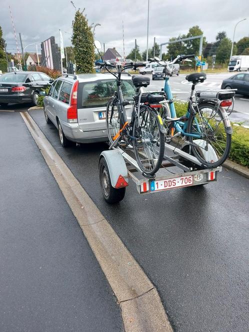 Aanhangwagen voor 2 elektrische fietsen, Auto diversen, Fietsendragers, Ophalen
