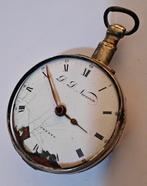 Antiek hanenhorloge, Ophalen of Verzenden, Zilver