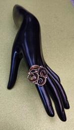 Prachtige vergulde bronzen retro ring, Handtassen en Accessoires, Ringen, Ophalen of Verzenden, Zo goed als nieuw
