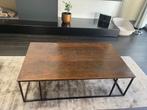 industriële salontafel met inlands hout, Huis en Inrichting, Tafels | Salontafels, Ophalen, Modern, landelijk en industrieel, 100 tot 150 cm