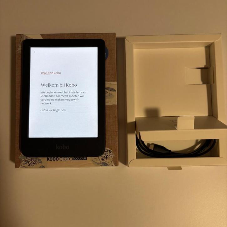 Nieuwe Kobo Clara Colour Zwart, Computers en Software, E-readers, Nieuw, 6 inch of minder, 16 GB of meer, Touchscreen, Wi-Fi, Ophalen of Verzenden