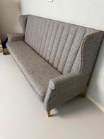 Zitbank(grijs) in goede staat, Huis en Inrichting, Ophalen, 75 tot 100 cm, Zo goed als nieuw, Rechte bank