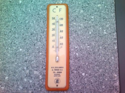 Vintage thermometer NV Zeelandia., Collections, Marques & Objets publicitaires, Comme neuf, Ustensile, Enlèvement ou Envoi