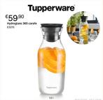 Carafe Tupperware Hydroglass 360, Enlèvement ou Envoi, Neuf