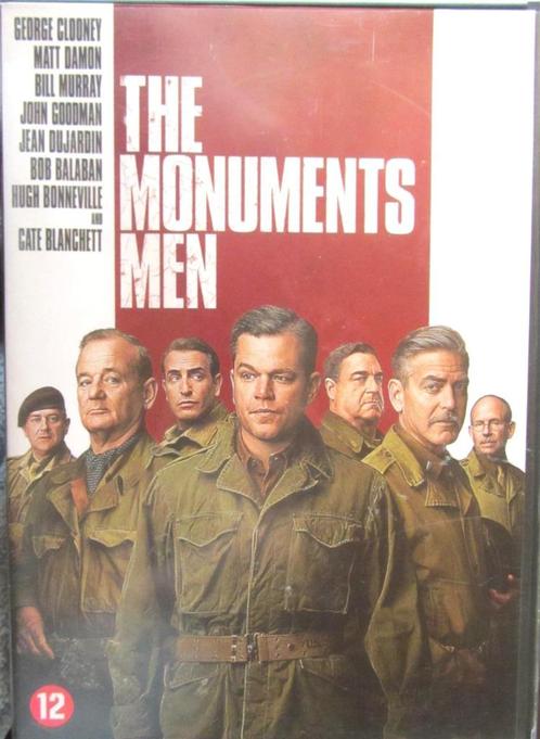 DVD OORLOG- THE MONUMENTS MEN (MATT DAMON-GEORGE CLOONEY), Cd's en Dvd's, Dvd's | Actie, Zo goed als nieuw, Oorlog, Alle leeftijden