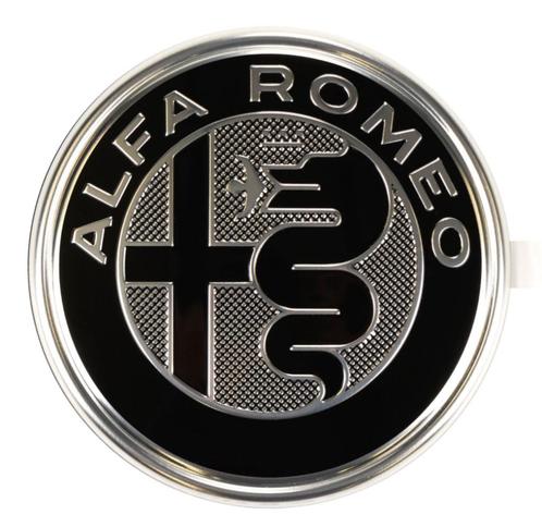 Alfa Romeo embleem voorzijde origineel kleur zwart, Auto diversen, Auto-accessoires, Nieuw, Verzenden