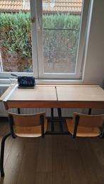 Vintage schoolbank, Huis en Inrichting, Ophalen, Gebruikt, Bureau