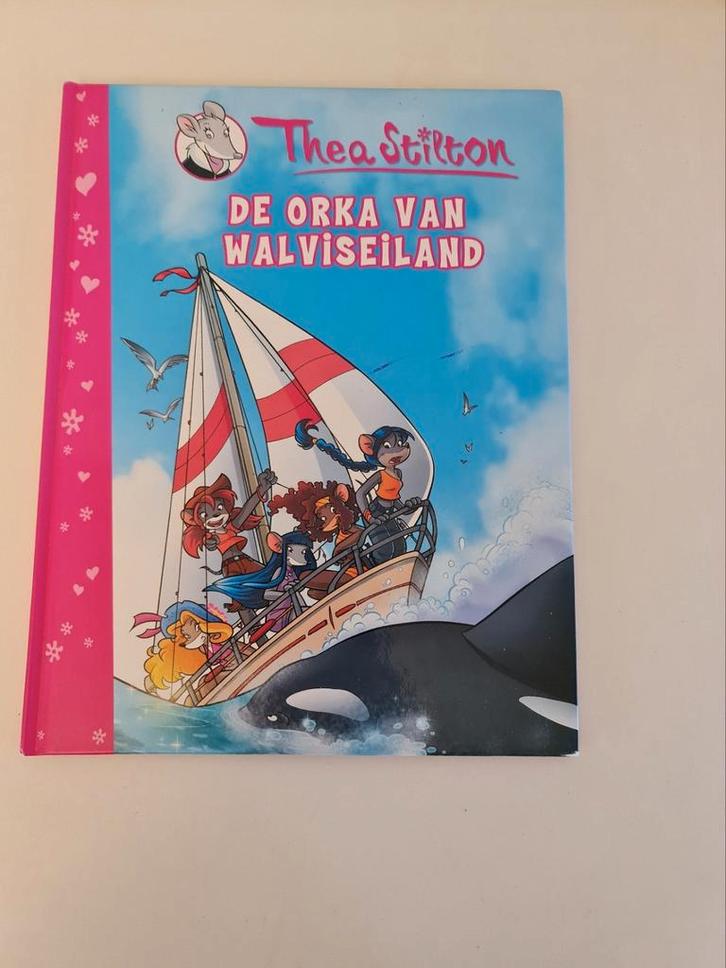 Boek : de orkaan van walviseiland / Thea Stilton, Boeken, Kinderboeken | Jeugd | onder 10 jaar, Zo goed als nieuw, Ophalen of Verzenden