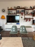 2 vintage Eames stoelen – Seafoam – H. Miller – fibreglass, Ophalen of Verzenden, Zo goed als nieuw, Twee