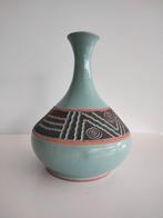Vintage studio keramiek vaas Sgraffito gesigneerd, Antiek en Kunst, Kunst | Overige Kunst, Ophalen of Verzenden