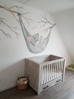 Kidsmill Sem Nautic Grijs Ledikant / Babybed Incl. Matras, Kinderen en Baby's, Babywiegjes en Ledikanten, Ophalen, Zo goed als nieuw