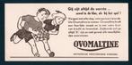 Ancien buvard OVOMALTINE (en néerlandais, années 1950)., Envoi, Utilisé, Autres types