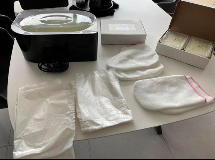 Paraffinebad met toebehoren, Elektronische apparatuur, Persoonlijke Verzorgingsapparatuur, Zo goed als nieuw, Ophalen