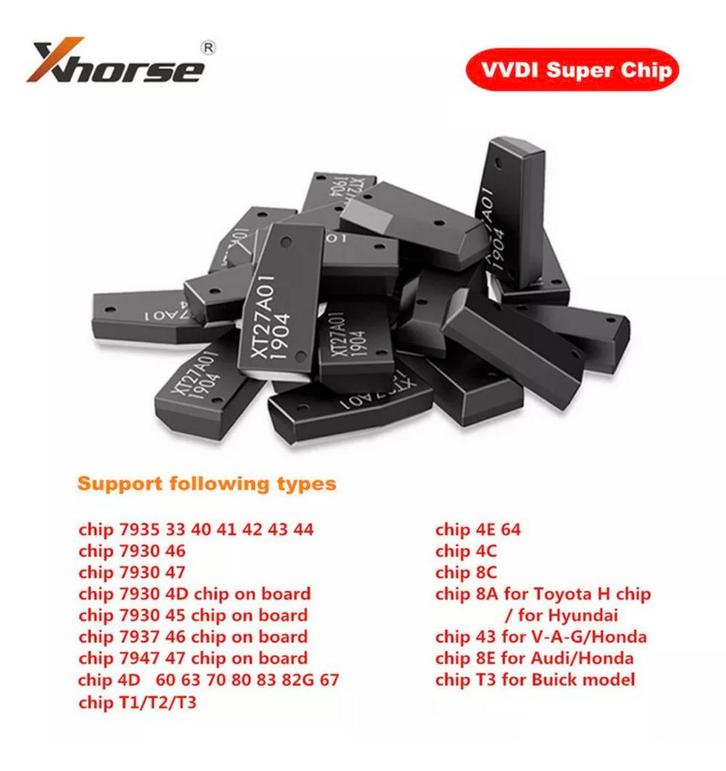 Xhorse super transponder chip voor VVDI / VVDI2 key tool, Auto diversen, Autogereedschap, Ophalen of Verzenden