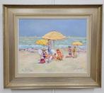 Albert RIGAUX, de oranje parasol, Antiek en Kunst, Ophalen of Verzenden