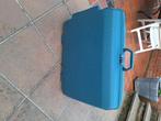 Valise de voyage bleu marque American Tourister, 70 cm ou plus, Plastique dur, Enlèvement, Utilisé