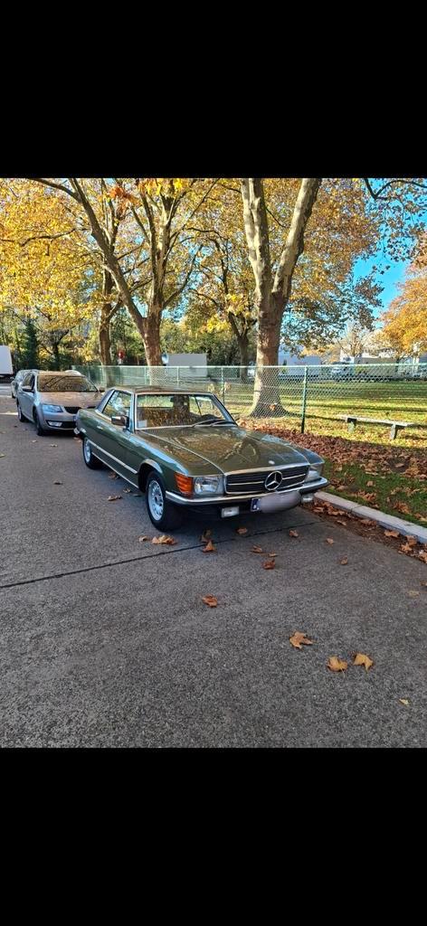 Mercedes-Benz 280 SLC BENZINE, Auto's, Oldtimers, Particulier, Mercedes-Benz, Benzine, Coupé, 3 deurs, Automaat, Groen, Beige