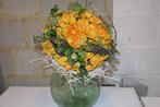 AV. BOUQUET FLEURS JAUNE OLIVIER STRELLI, Huis en Inrichting, Ophalen of Verzenden