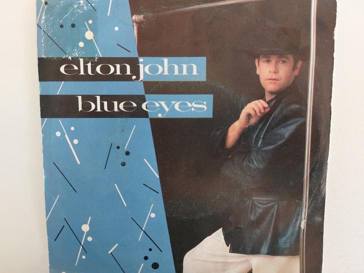 Elton John - Blue Eyes (1982), Cd's en Dvd's, Vinyl Singles, Pop, Ophalen of Verzenden
