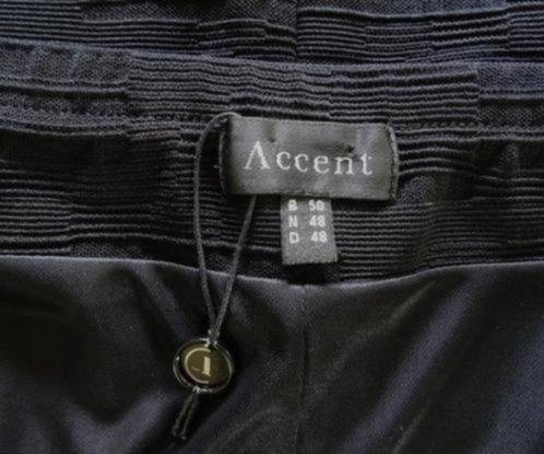 Gloednieuwe dure rok (€159!) topmerk Accent. Maat 48 NL/50B, Kleding | Dames, Grote Maten, Nieuw, Rok, Zwart, Ophalen of Verzenden