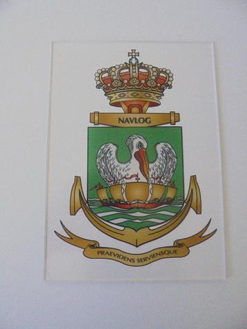 Militair gedrukt embleem NAVLOG beschikbaar voor biedingen