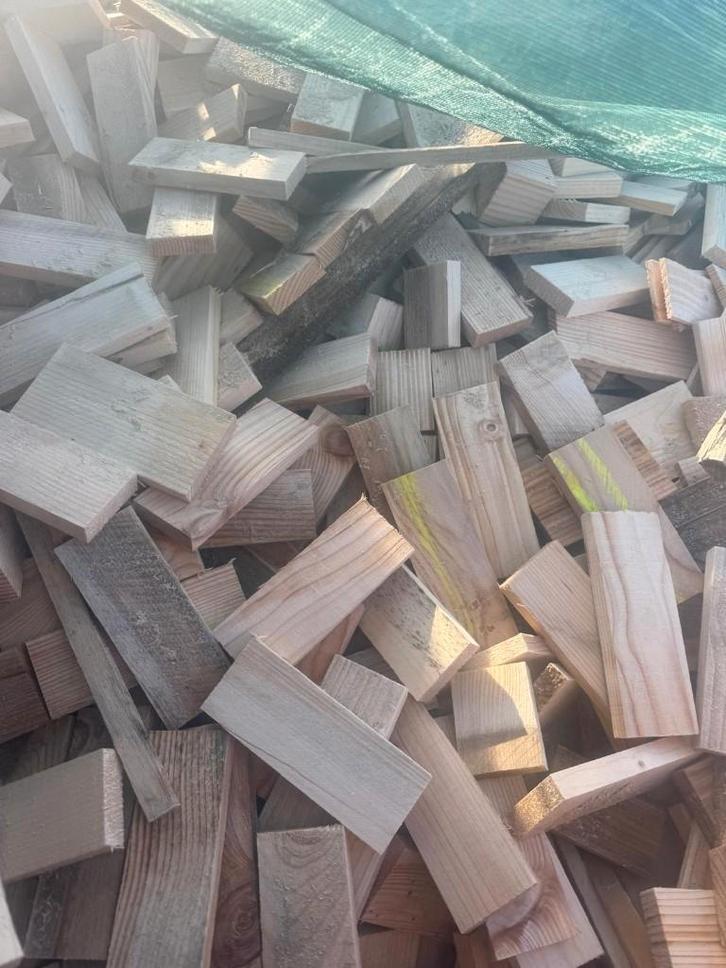 Kachel/haardhout container ca18m³, Jardin & Terrasse, Bois de chauffage, Bûches, Autres essences de bois, 6 m³ ou plus, Enlèvement