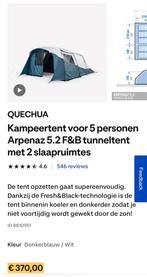 Kampeertent 5 personen, Caravans en Kamperen, Ophalen, Zo goed als nieuw