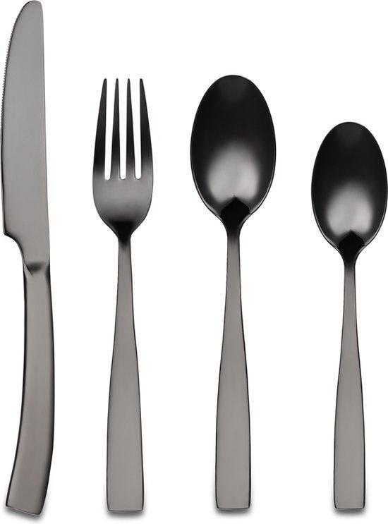 Bestekset zwart 24-delig, Antiek en Kunst, Antiek | Bestek