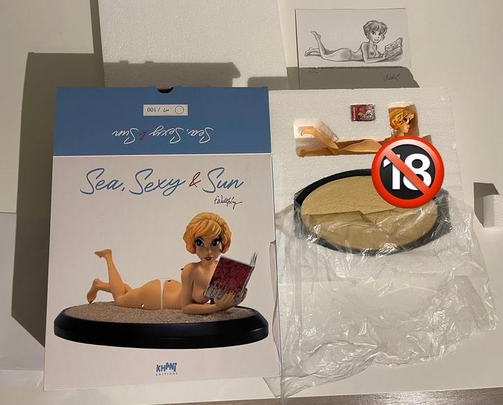 Natasja sea sex and sea ongebruikt 7/100, Verzamelen, Stripfiguren, Nieuw, Beeldje of Figuurtje, Ophalen of Verzenden