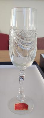 Antieke kristallen champagneglazen, wijnglazen & karaf, Ophalen