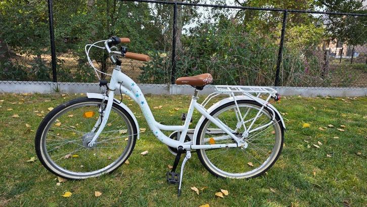 Meisjesfiets Romet Panda 24" tot +/- 12 jaar, Fietsen en Brommers, Fietsen | Meisjes, Zo goed als nieuw, 24 inch, Versnellingen