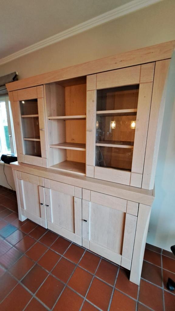 Meuble buffet avec meuble bar assorti, Maison & Meubles, Armoires | Buffets, Utilisé, 150 à 200 cm, 150 à 200 cm, 25 à 50 cm, Avec tiroir(s)