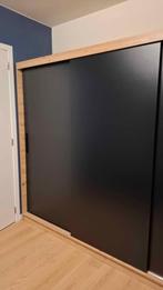 Luxor zwarte kledingkast 250cm - Meubella, Huis en Inrichting, Ophalen, Zo goed als nieuw, Moderne