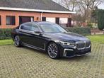 BMW 7 Serie 740 740E, M-Pack, affichage tête haute, 360Cam, Auto's, Automaat, Gebruikt, Euro 6, Blauw