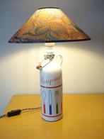 Jeneverfleslamp, emaille, Antiek en Kunst, Ophalen of Verzenden