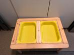 IKEA Flisat kindertafel + 2 krukjes + 2 Trofast opbergbakken, Ophalen, Gebruikt, Tafel(s) en Stoel(en)