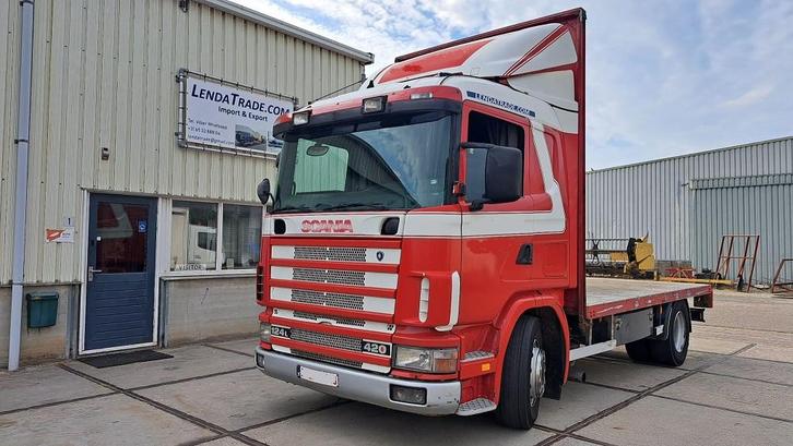 Scania 124L420 * 3 x Pedalen * Lucht Vering *, Auto's, Vrachtwagens, Bedrijf, ABS, Airconditioning, Boordcomputer, Cruise Control