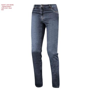 Pantalon DE MOTO EN jeans kevlar CE PROTECTEURS NEUF DANDY