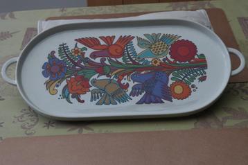 Boch Villeroy Acapulco vintage 1970 grote serveerschaal beschikbaar voor biedingen