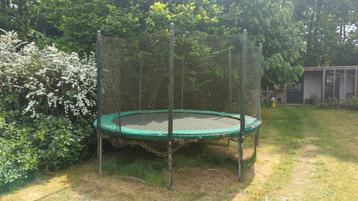 Diameter 360,  veringbescherming ok, net aan vervanging toe, Kinderen en Baby's, Speelgoed | Buiten | Trampolines, Ophalen, Gebruikt