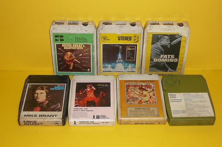 8 Track cassettes  (doos 9), Audio, Tv en Foto, Cassettedecks, Ophalen of Verzenden