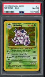 Nidoking Holo PSA 8 - 11/102 - Base Set 1999, Hobby en Vrije tijd, Verzamelkaartspellen | Pokémon, Verzenden, Zo goed als nieuw